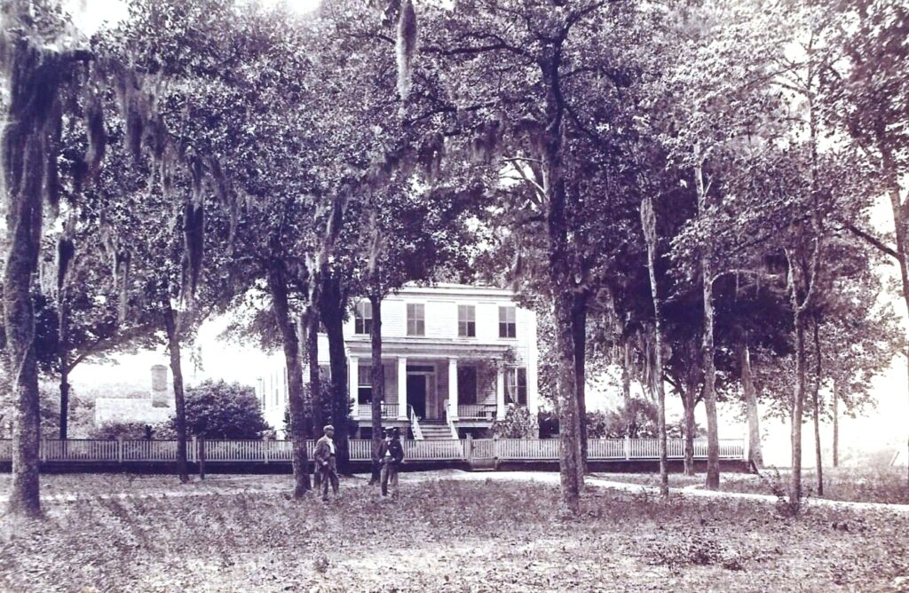 The manor house photographed around 1912